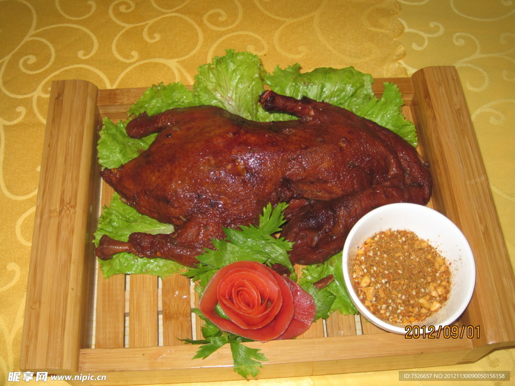 葱香竹网鸭