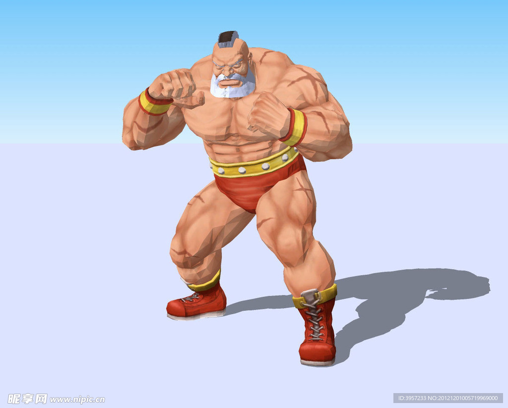 游戏人物3d模型