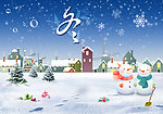 冬天雪景