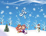 冬季滑雪海报
