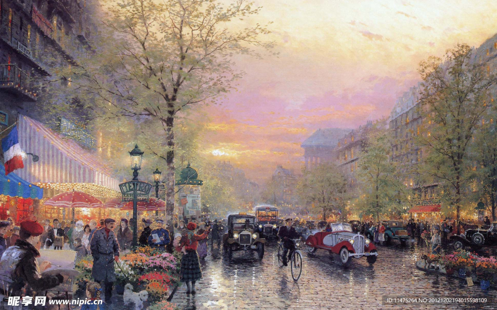 Thomas Kinkade 托马斯油画