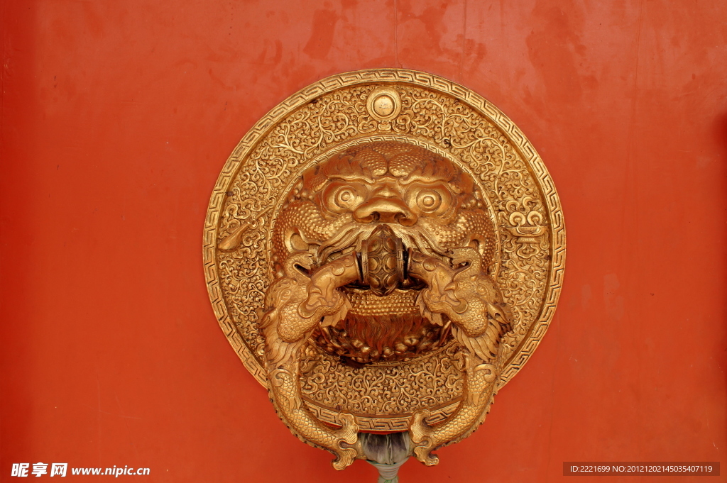 狮形门环
