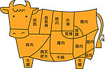牛肉分割图