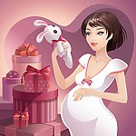 幸福的孕妇