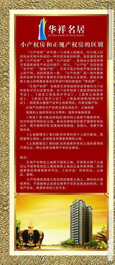 华祥名居展板