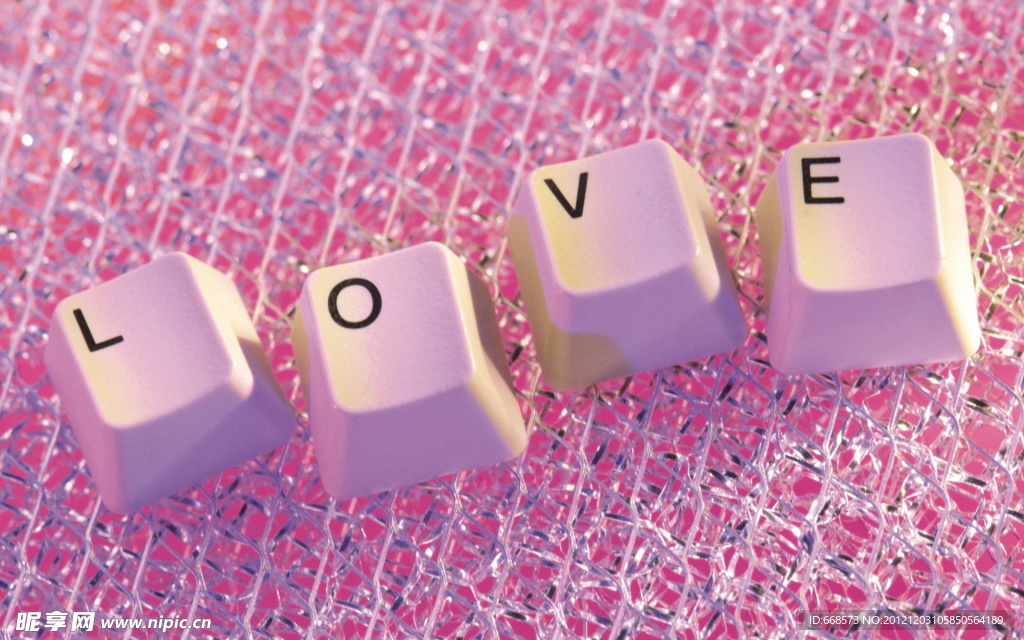 LOVE键盘按键