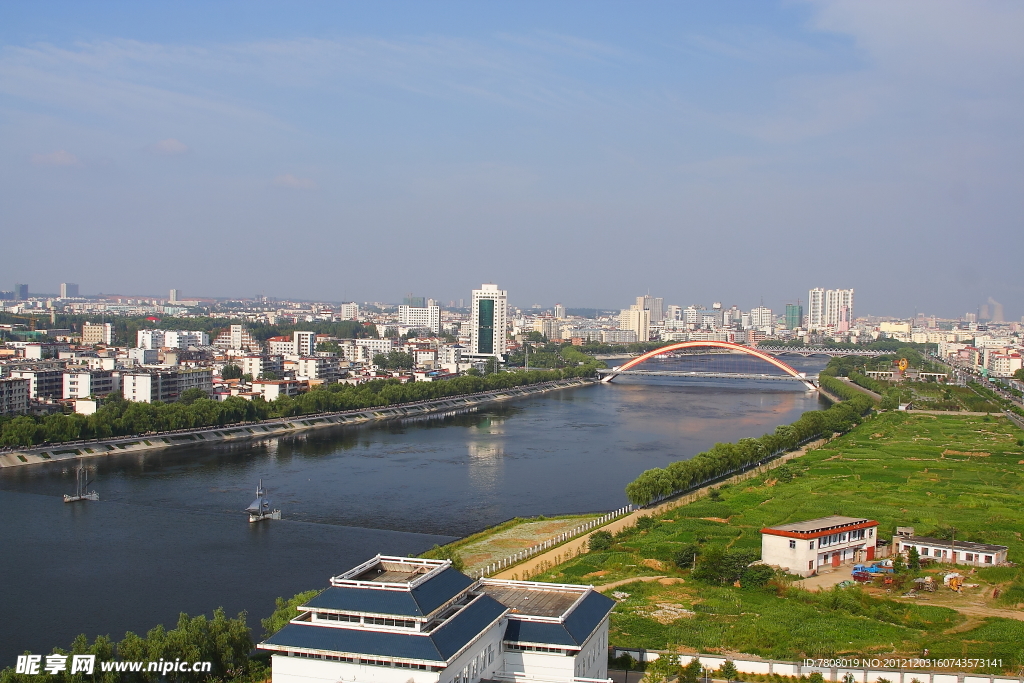 信阳浉河风光风景