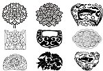 矢量 古典 花纹 花边