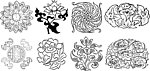 矢量 古典 花纹 花边
