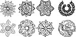 矢量 古典 花纹 花边