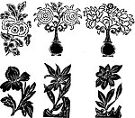 矢量 古典 花纹 花边