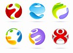 3d人形logo