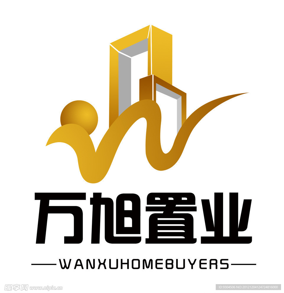 万旭置业标志