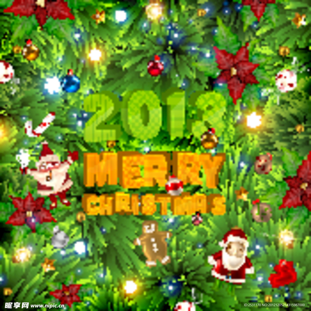 2013圣诞新年背景
