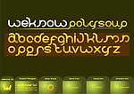 时尚英文字体