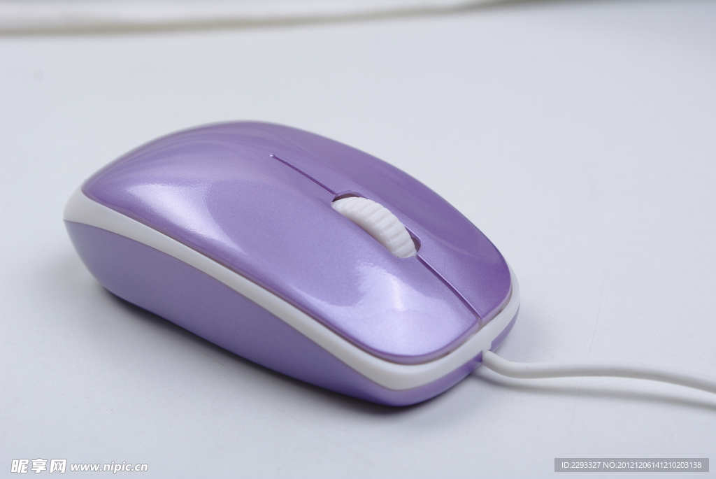 紫色鼠标