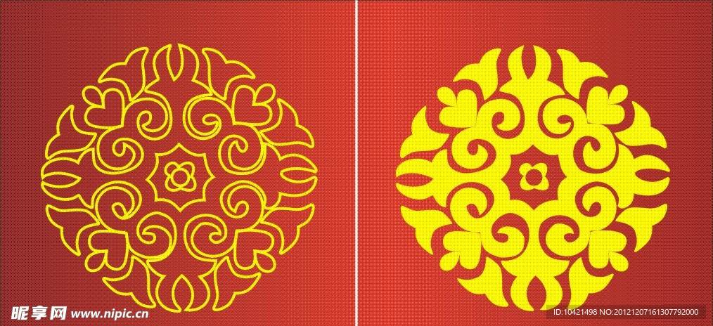 吉祥花纹