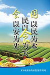食物展板