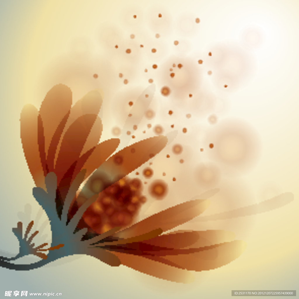 梦幻花纹