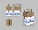茶叶盒包装 (效果图 平面图)