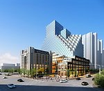高档商业中心科幻建筑