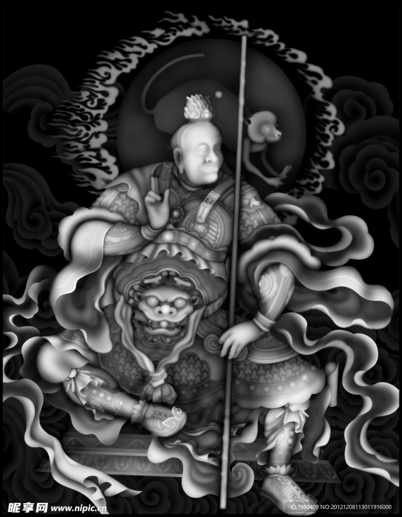 十二生肖神将（猴）