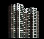 高层 住宅楼模型3D