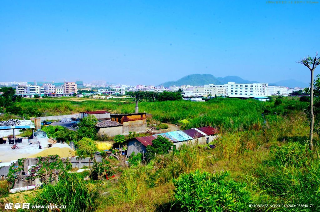 城市工业区 田园