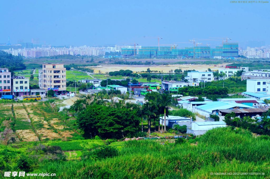 城市风景 田园工业区