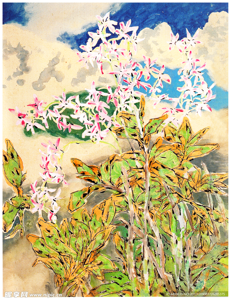 兰花装饰画