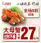 阳澄湖大闸蟹 淘宝 淘宝钻展图