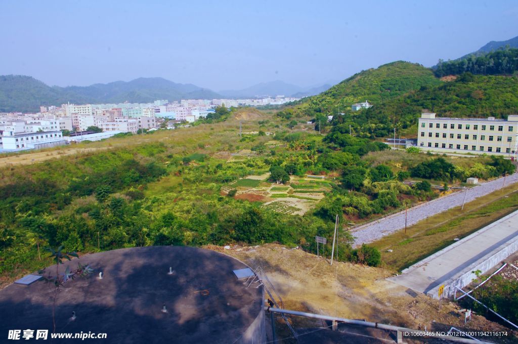 山水风景 城市田园风光