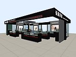 3d 手机展厅模型含贴图