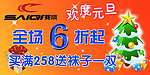赛琪元旦促销广告