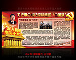学习十八大会议精神展板模板