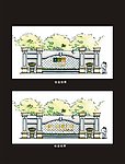 长城世家LOGO墙体