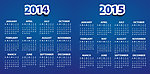 2014年历 2015年历