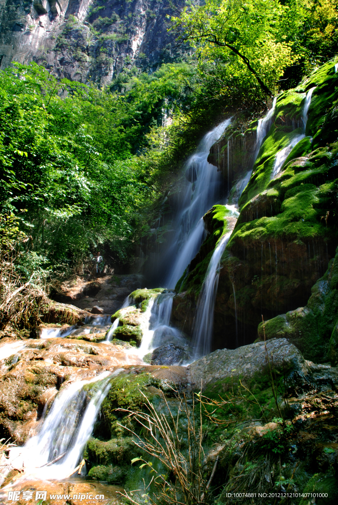 西沟山河风景