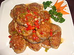 煎酿藕饼