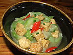 豆腐焖丝瓜