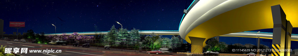 夜景建筑设计