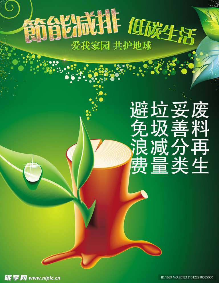 节能减排海报