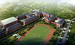 大学体育场效果图