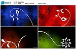 花纹图腾动画生长视频实拍素材