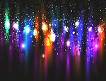 璀璨动感光点梦幻背景