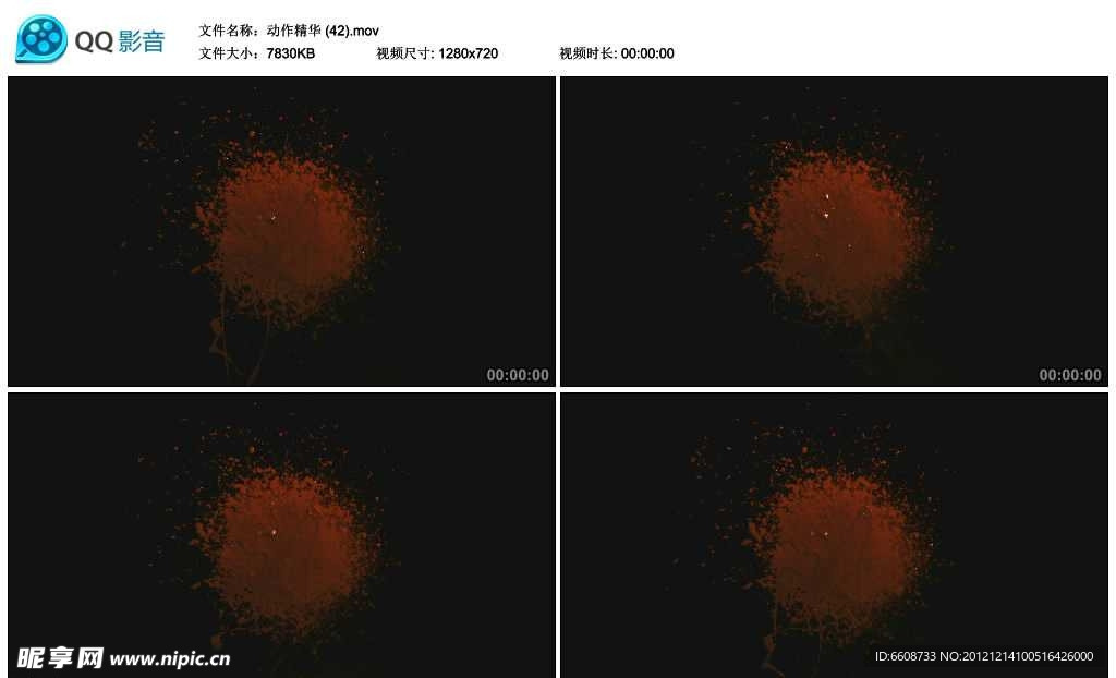 血液飞溅视频实拍素材