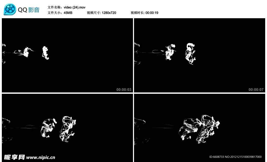 水墨中国风墨汁视频实拍素材