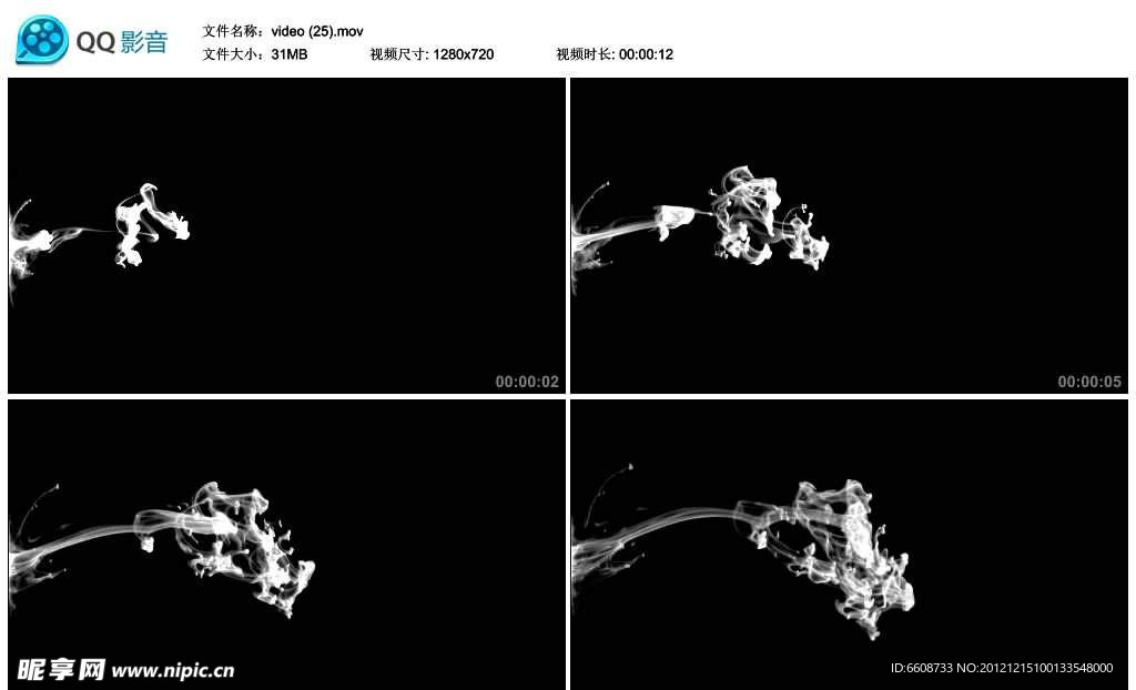 水墨中国风墨汁视频实拍素材