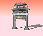 状元坊3D模型