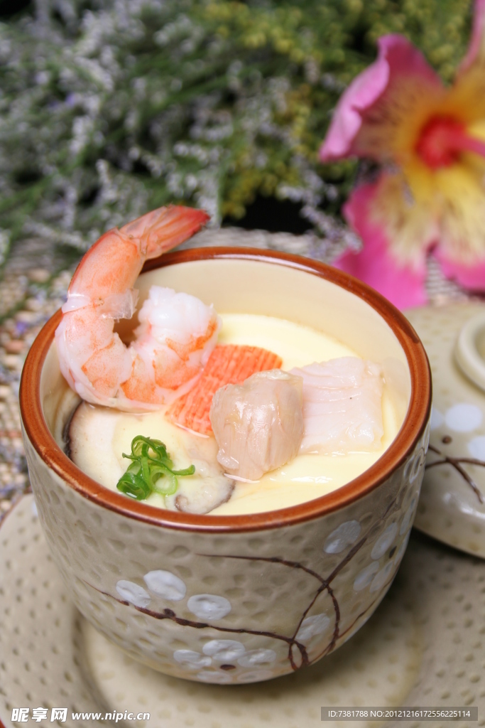 海鲜蒸蛋